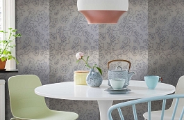 Обои 9160 A30 фото в интерьере кухни превью