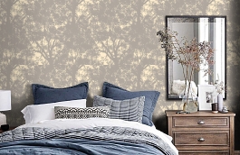 Обои M11009 фото в интерьере спальни превью