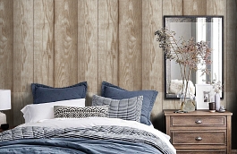 Обои 54176-4 фото в интерьере спальни превью