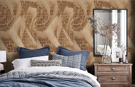 Обои 54186-5 фото в интерьере спальни превью