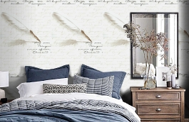 Обои 54188-2 фото в интерьере спальни превью