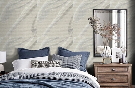 Обои 10 VNS-A фото в интерьере спальни превью