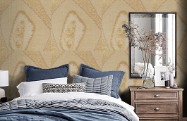 Обои 12 VNS-B фото в интерьере спальни превью