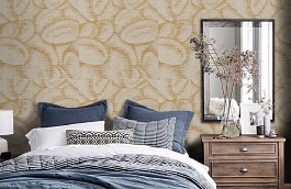 Обои 12 VNS-F фото в интерьере спальни превью