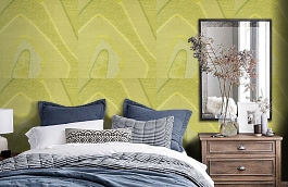 Обои 13 VNS-B фото в интерьере спальни превью