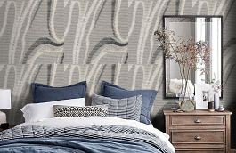 Обои 16 VNS-A фото в интерьере спальни превью