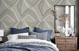 Обои 16 VNS-B фото в интерьере спальни превью