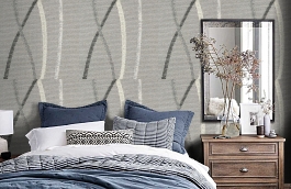 Обои 16 VNS-D фото в интерьере спальни превью