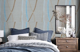 Обои 17 VNS-D фото в интерьере спальни превью