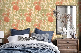 Обои 30019-3 фото в интерьере спальни превью