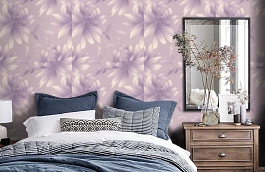 Обои 95408-4 фото в интерьере спальни превью