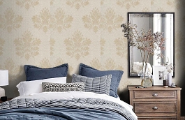 Обои PMA-10G фото в интерьере спальни превью