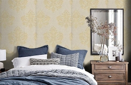 Обои PMA-6G фото в интерьере спальни превью