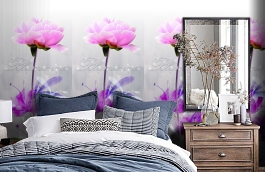 Обои 24126 фото в интерьере спальни превью