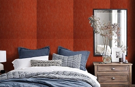 Обои Como Rubino-131 фото в интерьере спальни превью