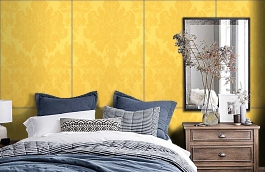 Обои Windsor 2333 фото в интерьере спальни превью