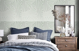 Обои 60209 фото в интерьере спальни превью