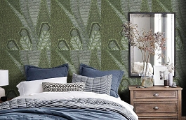 Обои 6764 фото в интерьере спальни превью