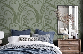 Обои 8534 фото в интерьере спальни превью