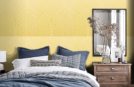 Обои 9132 фото в интерьере спальни превью