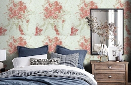 Обои 2454-7 фото в интерьере спальни превью