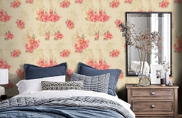 Обои 3513-6 фото в интерьере спальни превью