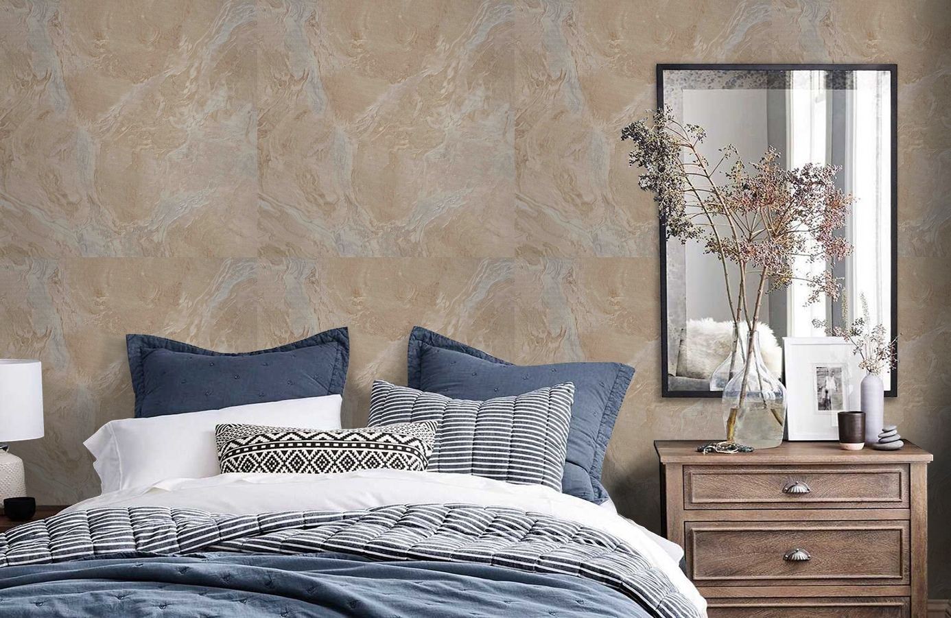 Обои 71516 фото в интерьере спальни