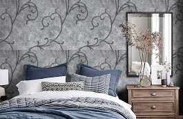 Обои 117 фото в интерьере спальни превью