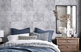 Обои AN313 фото в интерьере спальни превью