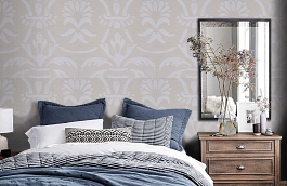 Обои ED11 фото в интерьере спальни превью