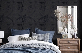 Обои ED18 фото в интерьере спальни превью