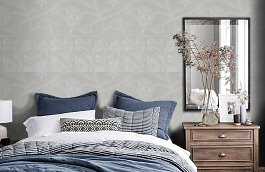 Обои ED51 фото в интерьере спальни превью