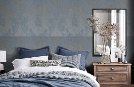 Обои MO-315-8231 фото в интерьере спальни превью