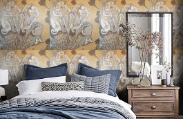 Обои NB103 фото в интерьере спальни превью
