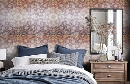 Обои NB304 фото в интерьере спальни превью