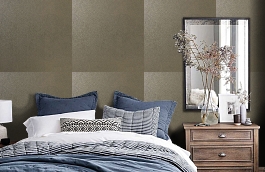 Обои OX214 фото в интерьере спальни превью