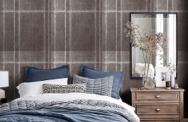 Обои OX223 фото в интерьере спальни превью