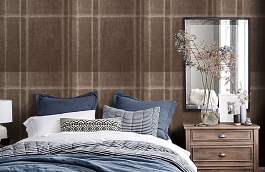 Обои OX224 фото в интерьере спальни превью