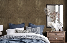 Обои OX234 фото в интерьере спальни превью