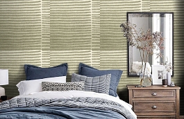 Обои PC102 фото в интерьере спальни превью