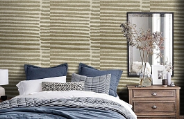 Обои PC107 фото в интерьере спальни превью