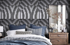 Обои PC404 фото в интерьере спальни превью