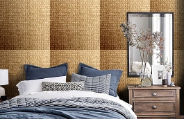 Обои PC905 фото в интерьере спальни превью