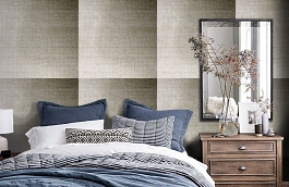 Обои PC907 фото в интерьере спальни превью