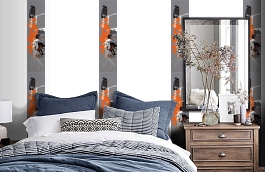 Обои SL15 5040 250*60 фото в интерьере спальни превью