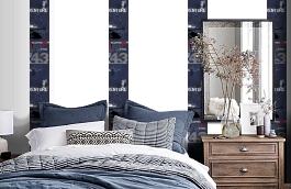 Обои SL15 5053 250*60 фото в интерьере спальни превью