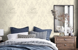 Обои 6-002/2 фото в интерьере спальни превью