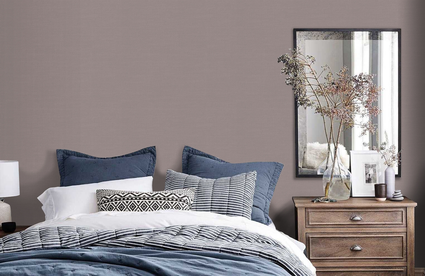 Обои 8 008 3 фото в интерьере спальни