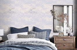 Обои A1-006 фото в интерьере спальни превью