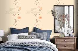 Обои A3-003 фото в интерьере спальни превью